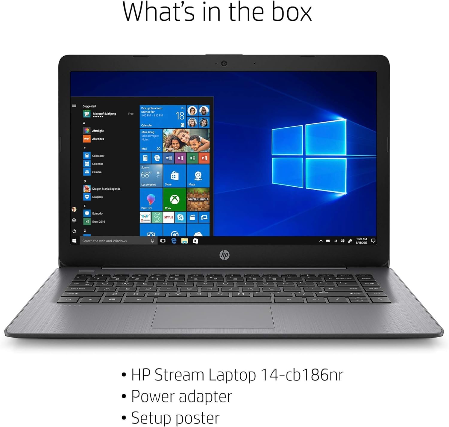 Amazon.com: HP Stream 14 Inch HD Laptop Intel Celeron N4000 4GB